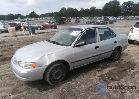 2000 Toyota Corolla Ce из США, поврежденный, VIN 2T1BR12E0YC321485